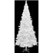 Sapin de Noël artificiel pré-éclairé et boules L 240 cm blanc