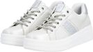 Remonte Lage sneakers met veters Dames Leer Grijs