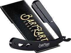 BartZart Shabo BartZart razor with interchangeable blade system I premium razor made of stainless steel incl. Case I razor men I beard knife I Razor