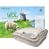 iSleep Wollen 4-Seizoenen Dekbed - 100% Wol - Tweepersoons - 200x200 cm