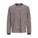 JACK & JONES CORE relaxed fit gestreepte longsleeve - donkerbruin