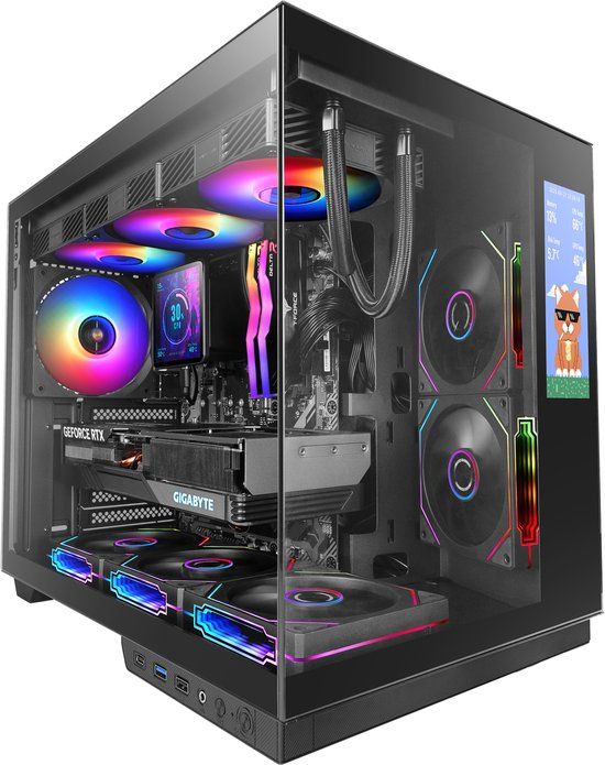 Mars Gaming MCMIRAGE computerbehuizing Midi Tower Zwart