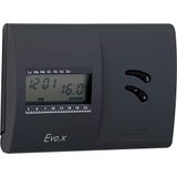 Vemer Evo.X weekthermostaat met 3 temperatuurniveaus, acryl, mat, eenheidsmaat