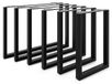 Set de 2 pieds de meuble pour armoire et canapé