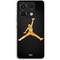 Xiaomi Coque Pour Xiaomi Redmi Note 13 Pro 5g Jordan logo 23 nike basketball couleur dorée Maniacase