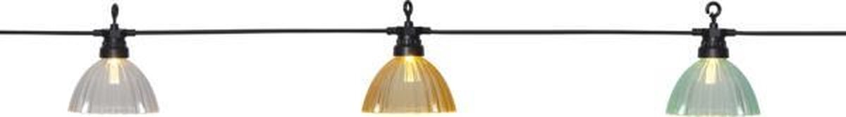 RTM Lighting Lichtsnoer 495cm met 12 lampjes -Warm Wit