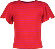 Vingino Hemmie T-shirt Meisjes Korte Mouw Ronde Hals Katoen 128 Breeze Red