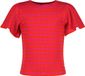 Vingino Hemmie T-shirt Meisjes Korte Mouw Ronde Hals Katoen 128 Breeze Red