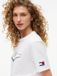 Tommy Hilfiger Heren T-shirt Katoen Korte Mouw Maat M Zwart/Wit