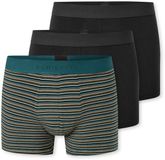 SCHIESSER Heren Short Assorti 17 Gestreept 3 Stuks