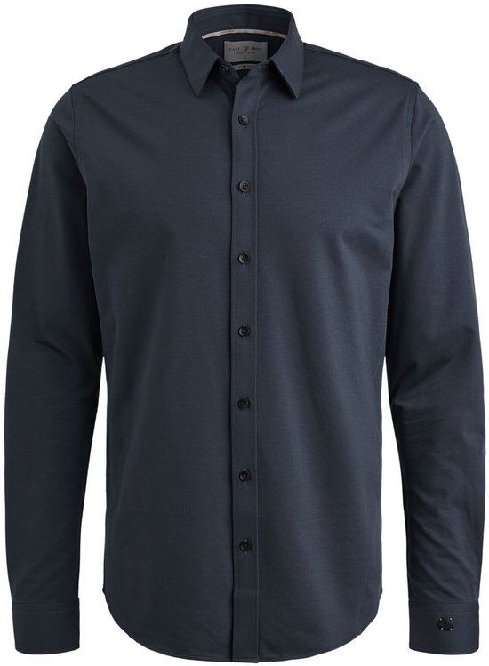 Cast iron Just Brands B.V. LONG SLEEVE SHIRT Twill Jersey 2 t - Zwart - XXL