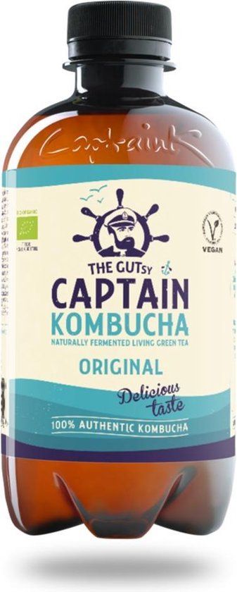 The GUTsy Captain Captain Kombucha Original 400 ml