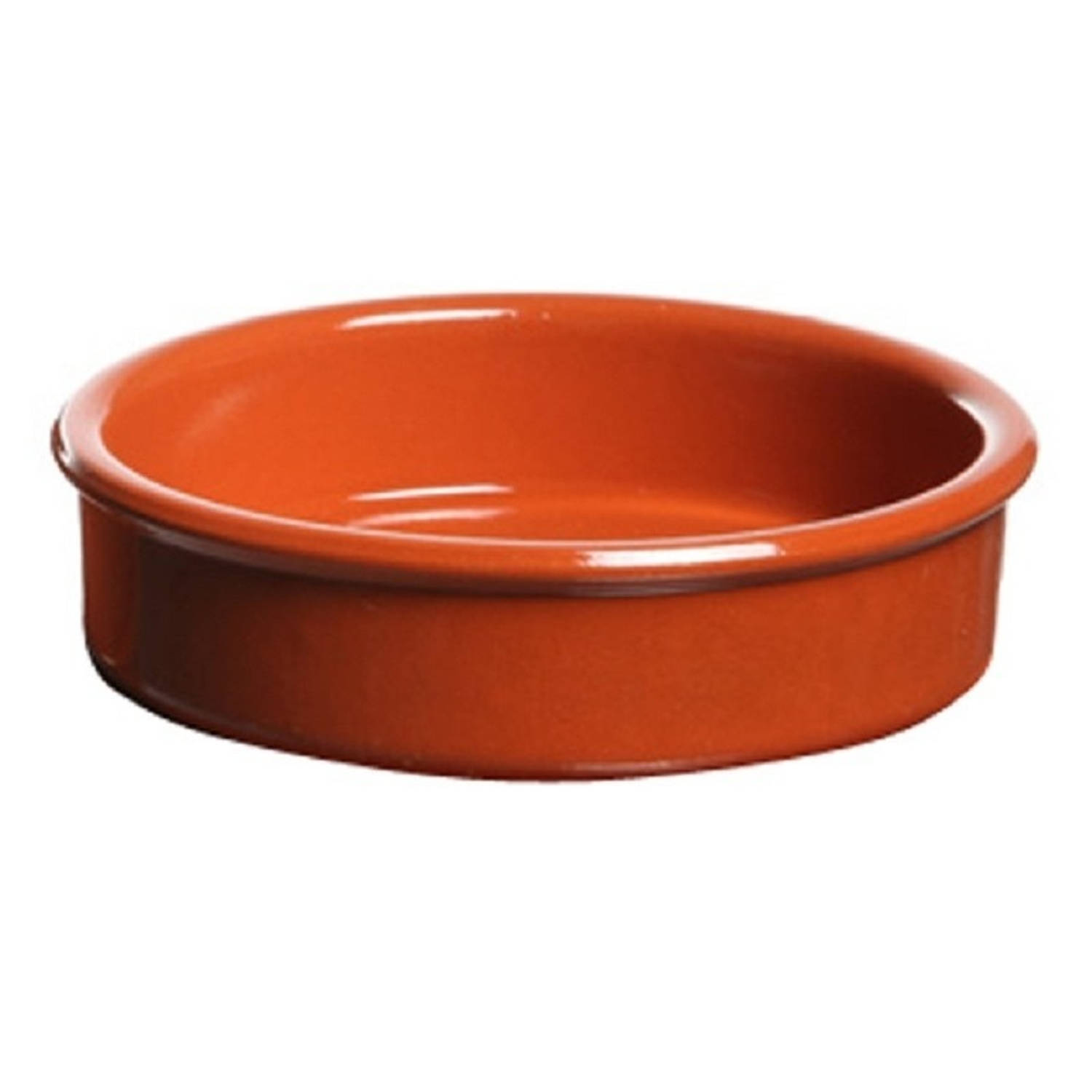 Cosy&Trendy 12x Luxe creme brulee schaaltjes terracotta 11,5 cm - Hapjes schaaltjes - Tapas schaaltjes