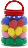 Gear4music Emmer met Eivormige Shakers, 40 Stuks