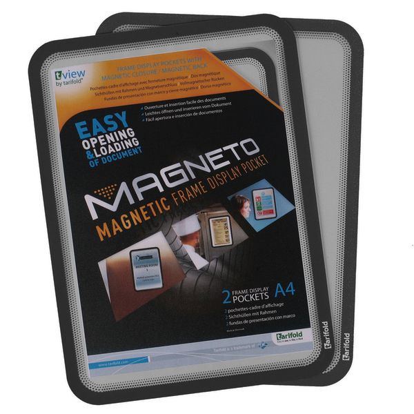 Tarifold Magnetisch Frame A4 Zwart - 2 stuks