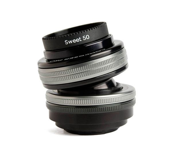 Lensbaby Composer Pro II with Sweet 50 Optic - Fujifilm X - Zwart/Zilver