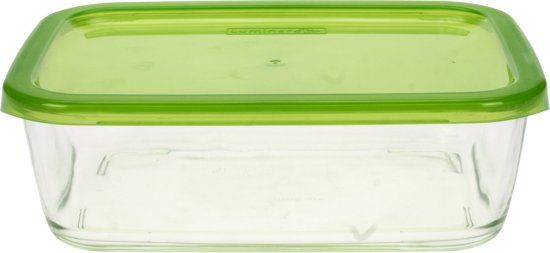 LUMINARC Keep n Box Vershoudbak - Glas - Rechthoekig - 1.89 l