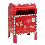 Atmosphera Metalen brievenbus voor de Kerstman, 34 cm