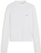 Tommy Hilfiger Dames Lange Mouwen Shirt Wit Katoen M
