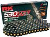 RK RK 530ZXW Noir Échelle Chaîne Marron 102 Maillons