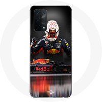 Oppo Etui voor Oppo A54 5G Formule 1 Max Verstappen F1 Coureur Red Bull RB15 Maniacase