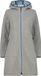 CMP Vrouwen wollen parka grigio mel. cristall blue