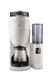 Melitta AromaFresh Pro X Koffiezetapparaat met molen, filterkoffiezetapparaat met glazen kan en uitneembare watertank, voor maximaal 10 kopjes koffie, warm grijs
