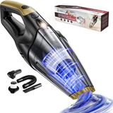 Cleanforce Kruimelzuiger V2 Goud Snoerloos Zakloos 1.20 l 60 Airwatts 7.4 V