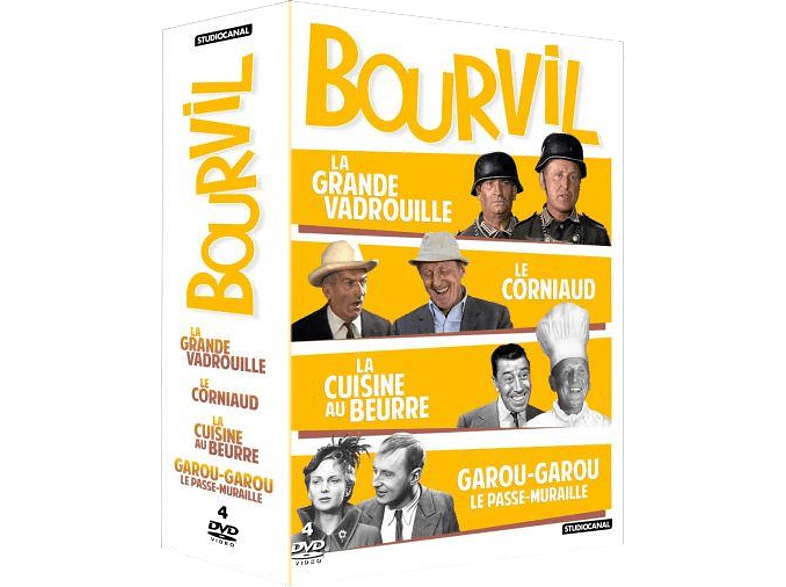 StudioCanal bourvil box: 4 films - dvd