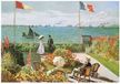 Your Decoration B.V. Impression d'art Claude Monet - Terazza sul mare a Saint-Adresse 50x40cm