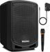 Pyle Bluetooth Luidspreker-Bluetooth Karaoke PA Speaker – Draagbaar Luidspreker voor Binnen/Buiten-Draadloze Microfoon- Audio-opname- Oplaadbare Batterij- USB/SD-Lezer