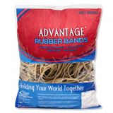 Alliance Rubber 26334 Advantage elastiekjes maat #33, 454 g; zak bevat ca. 600 elastiekjes (8,9 × 0,3 cm, naturel crêpe), beige