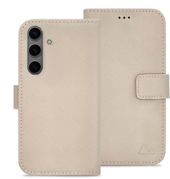 My Style Telefoonhoesje geschikt voor Samsung Galaxy S26 Hoesje | My Style Flex Wallet Bookcase Portemonnee | Pasjeshouder voor 3 Pasjes | Telefoonhoesje voor Pinpas / OV Kaart / Rijbewijs - Warm Taupe | Bruin
