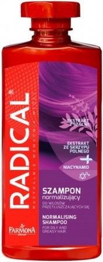 Radical Normaliserende Shampoo voor vet haar Salie Extract 400ml