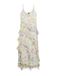 VERO MODA Zomerjurk 'VMSMILLA' lichtgeel / donkergroen / rosa / wit