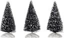 Lemax Bristle Tree Set of 3 Mini