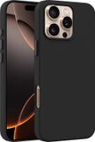 Coverzs luxe leren MagSafe case geschikt voor iPhone 14 Pro (zwart)