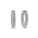 PANDORA Timeless Einreihige Pavé Ohrringe aus Sterling Silber mit Zirkonia in der Farbe Silber, 282622C01