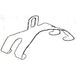 SKS Spatbord ophangbeugel 35mm rvs