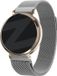 Bandz Milanese Loop band - Milanees smartwatch bandje 14mm met magneetsluiting geschikt voor Garmin Lily 2 (alleen tweede versie) - zilver