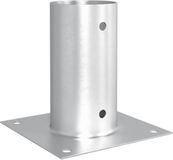 vidaXL Ronde Grondanker 12 st zilver 15 x 15 x 15 cm Metaal