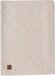 Jollein Wiegdeken Check Knit - Oatmeal/Teddy Fleece - 75x100cm - Sand