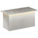 VidaXL Plantenbak met led zilver 30 x 60 x 30 cm roestvrij staal