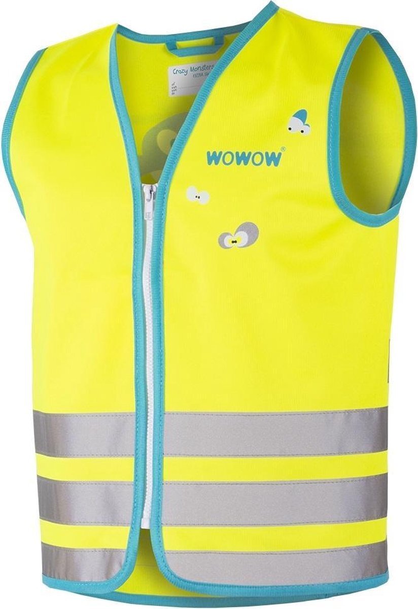 Wowow Crazy Monster Jacket Yellow XS - Fluohesje EN 1150 kind