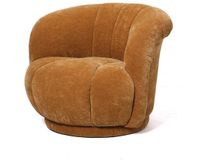 DÉJA Living Fauteuil Arby - Honinggeel Stof/Metaal