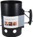 Vaggan Houtskoolaansteker - metaal - 31 x 20 cm - zwart - BBQ starter - briketten aansteken