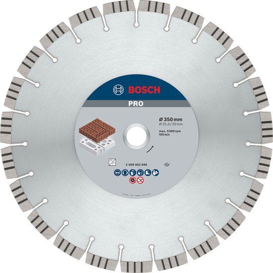 Bosch Accessoires Bosch - Diamantdoorslijpschijf Best for Abrasive 350 x 20,00+25,40 x 3,2 x 15 mm