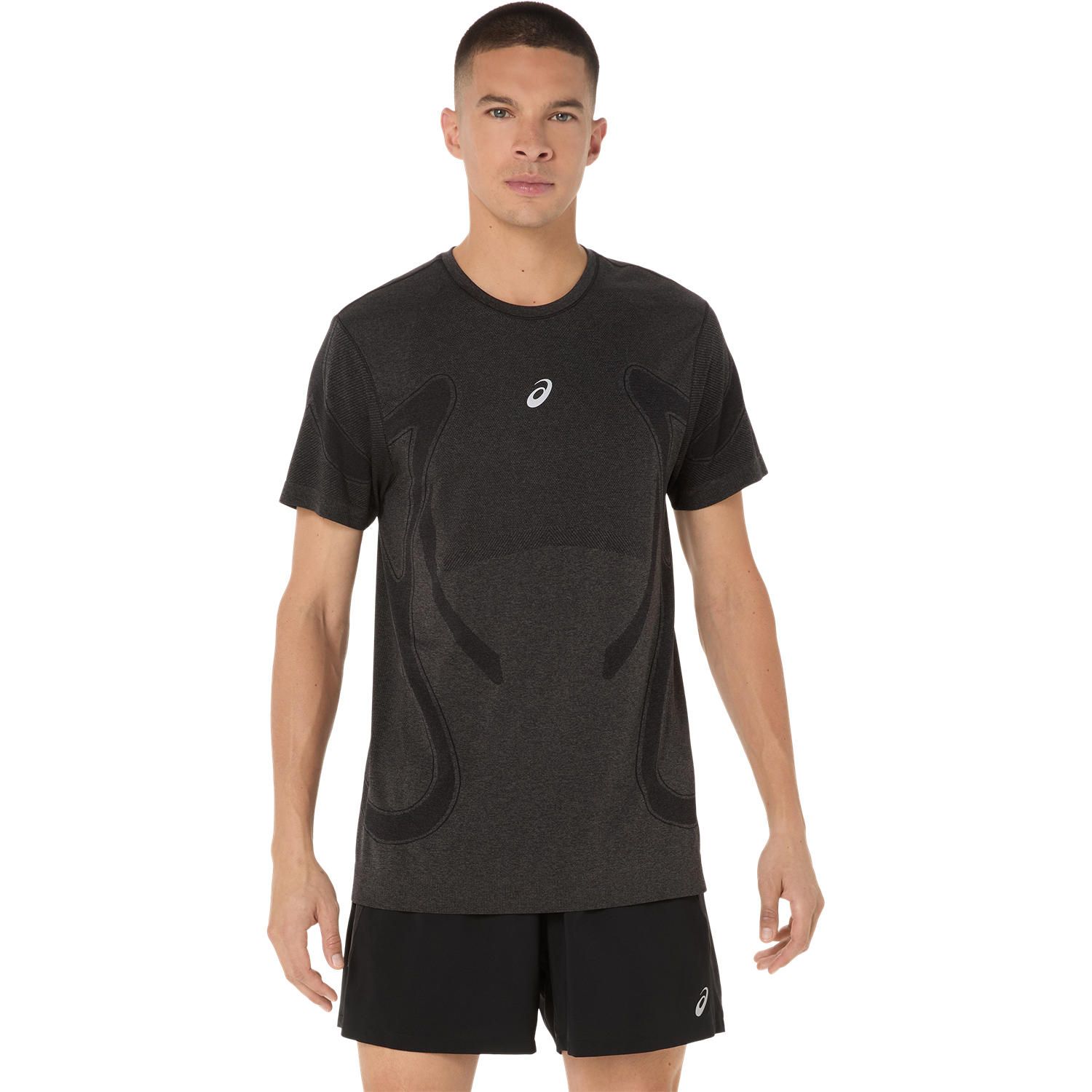 ASICS Road Seamless Heren Hardloopshirt - Blauw, Lila, Maat M