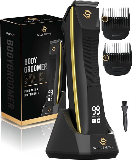 Wellshave Bodygroomer Mannen LUXE - Body Trimmer Heren - Shaver voor Schaamstreek & Lichaam - Manscaped