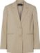 PIECES - PCROSA LS LOOSE BLAZER NOOS BC - Dames - Blazers - Greige - XL
